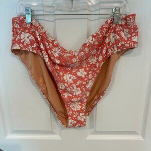 J.‎ Crew NWT High-rise Tossed Floral Bikini Bottom, 3X